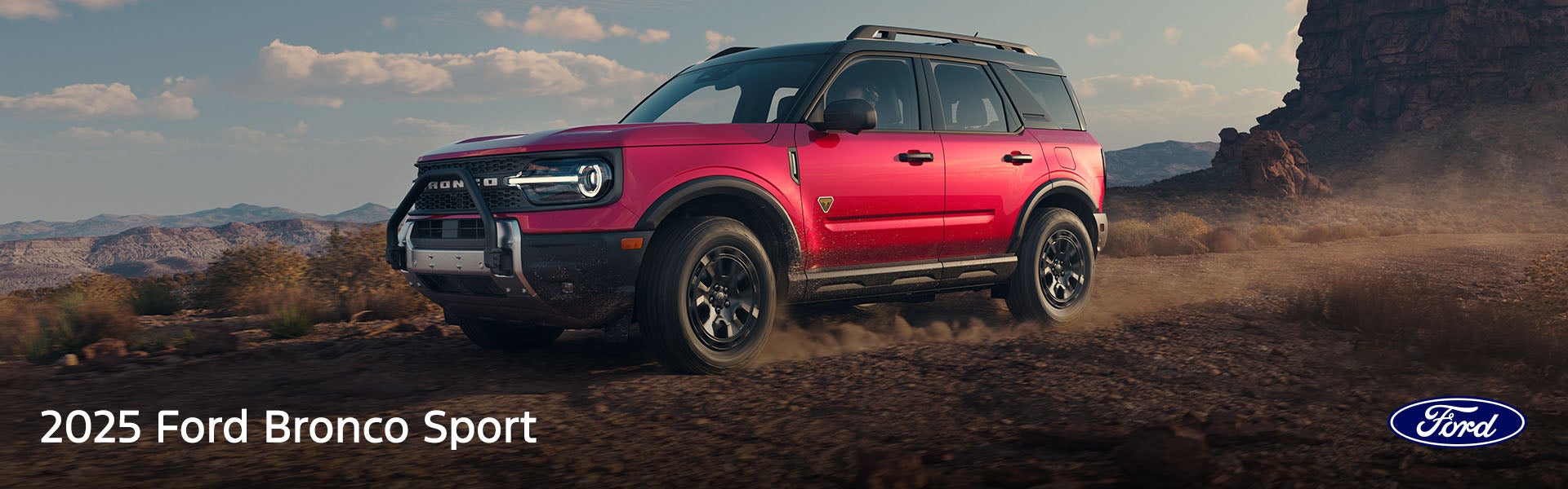 Red 2025 Ford Bronco Sport